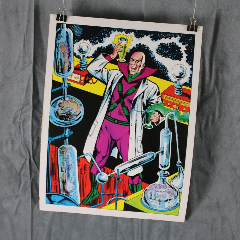 Vintage DC Poster - Lex Luthor 1978 DC Poster Book - Paper Poster